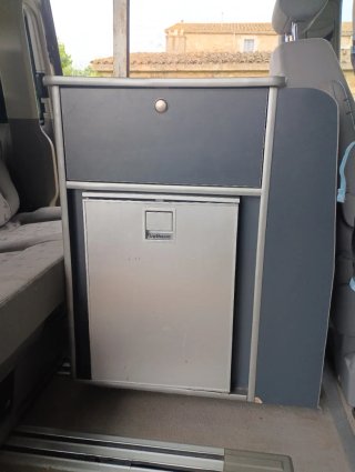 Mueble fregadero nevera camper