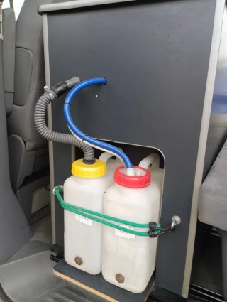 Mueble fregadero nevera camper