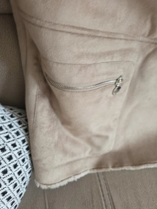 Chaqueta 3/4 Beige/Marrón