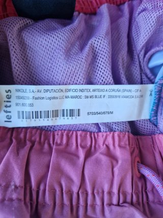 Bañador Lefties Degradado Rosa-Azul Hombre Talla M