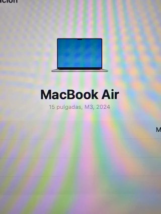 MacBook Air 15 M3 2024 Plata 16 gigas ram 256