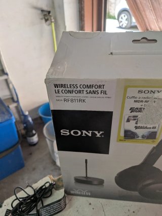 Sony MDR-RF811RK Cuffie Wireless RF Nero