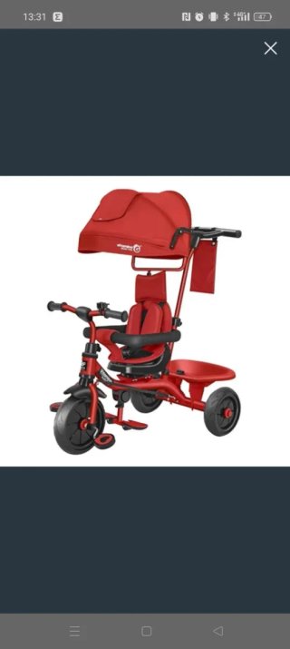Triciclo per bambini rosso