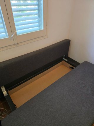 Sofá Cama 3 Plazas IKEA ÄLVDALEN Gris