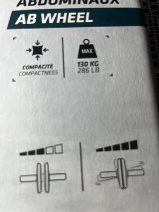 Rueda Abdominal Corength Decathlon Nueva