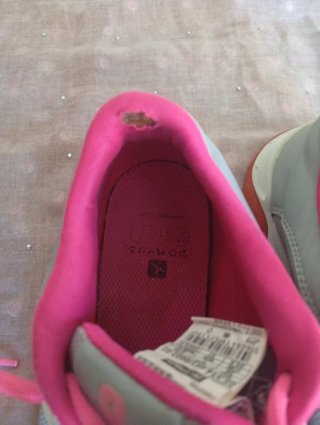 Zapatillas Deportivas Domyos Gris y Rosa