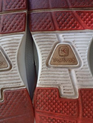 Zapatillas Deportivas Domyos Gris y Rosa