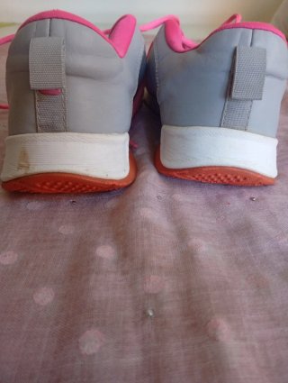Zapatillas Deportivas Domyos Gris y Rosa