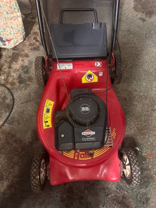 Cortacésped de gasolina Rally con recogedor