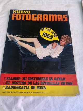 Lote de cuatro revistas antiguas Fotogramas 1968