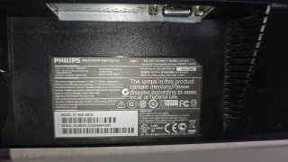 Monitor Philips 22 TFT Negro