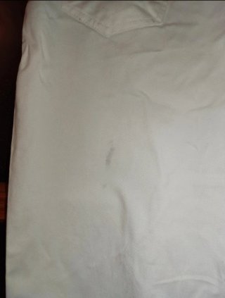 Pantalón vaquero blanco mujer T-48