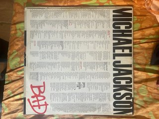 Vinile Michael Jackson - Bad 1a stampa