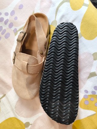Sandalias tipo Birkenstock Beige