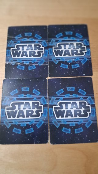 Lote 20 Cromos Cartas Star Wars
