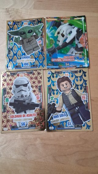 Lote 20 Cromos Cartas Star Wars