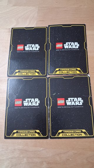 Lote 20 Cromos Cartas Star Wars