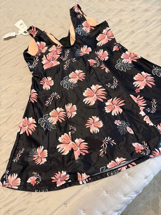 Bañador con short incorporado floral