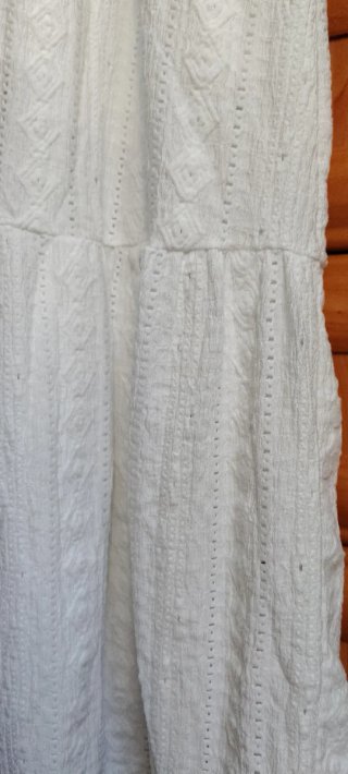Vestido blanco largo talla L