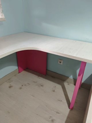 Cama tren con escritorio