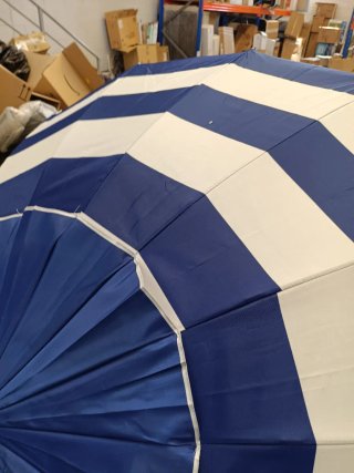 Sombrilla de playa antiviento Aktive Max Air, 240