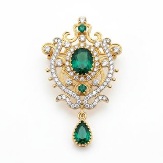 Broche Baturra Verde