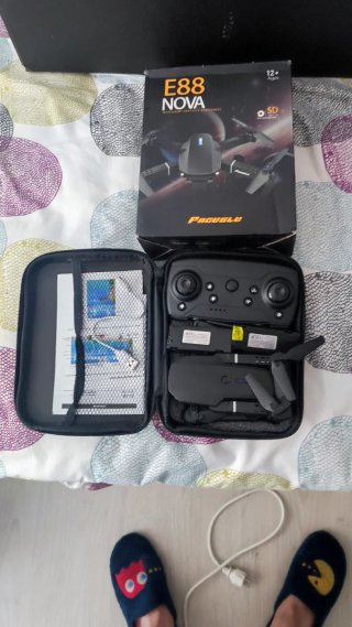 Dron E88Nova Inteligente Evitación Obstáculos