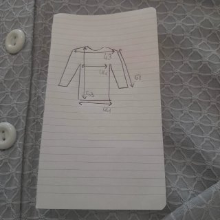 Camicetta donna carta da zucchero