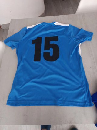 Conjunto portero futsal azul