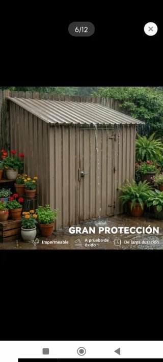 12 Paneles Acero Galvanizado