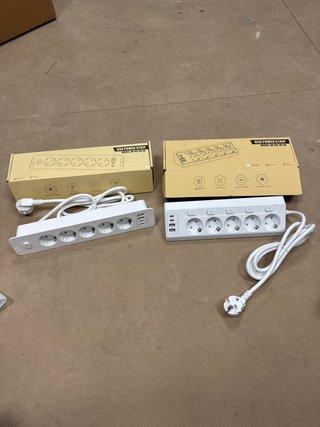 Regleta 6 enchufes + 4 USB