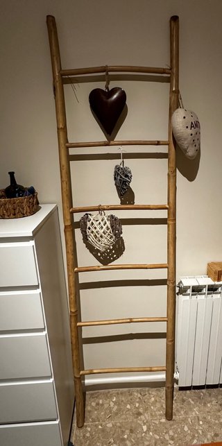 Escalera/“Estantería” de bambú decorativa