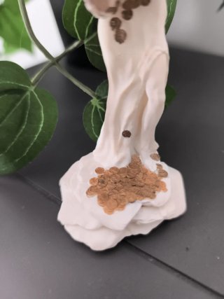 Figura Diosa Fortuna Resina 3D Pintada