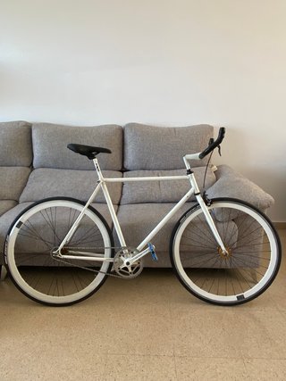 Bici Fixie UNO Talla L Blanca