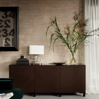 HEDEVIKEN IKEA PUERTA MARRÓN OSCURO CHAPA DE ROBLE