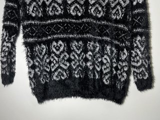 Jersey N&P peluchito negro talla única