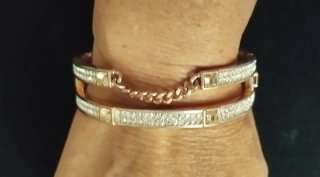 Brazalete J. NINA con Cristales