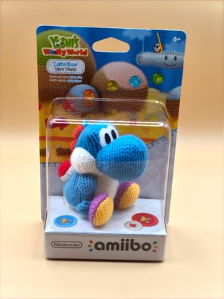 Yoshi Lana Azul Amiibo Nintendo [Sin Abrir]
