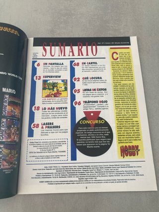 Revista Hobby Consolas Nº 1 Reedición Especial