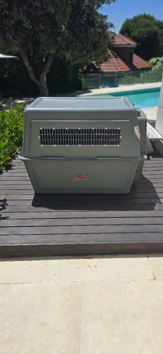 Transportín Perro Grande Gris negociable