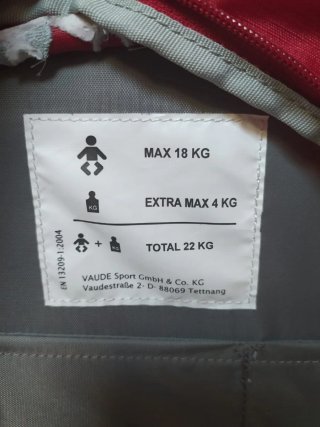 Silla Mochila Portabebés nueva.