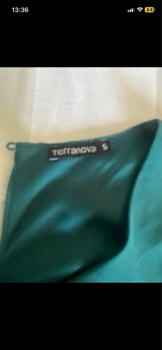 Vestito/tunica donna color petrolio taglia S