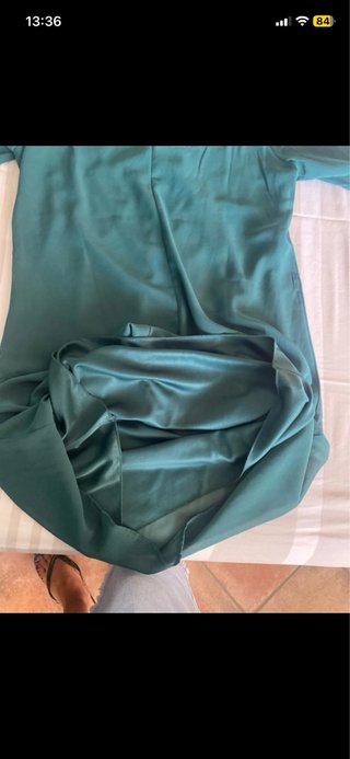 Vestito/tunica donna color petrolio taglia S