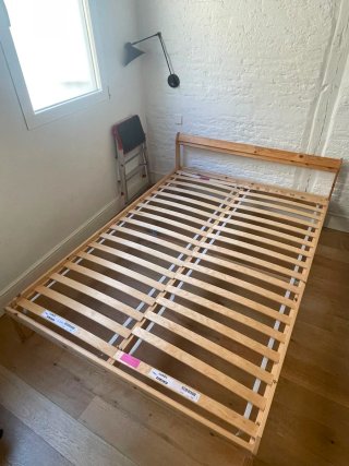 Estructura cama pino