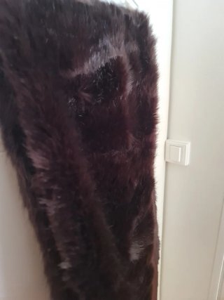 Estola de pelo marrón El Corte Inglés