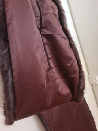 Estola de pelo marrón El Corte Inglés