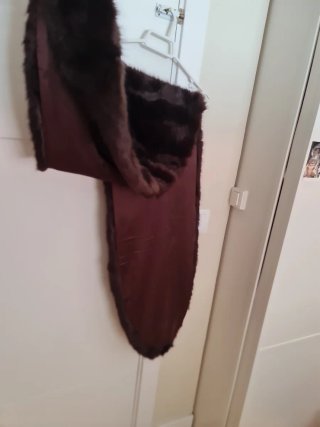 Estola de pelo marrón El Corte Inglés