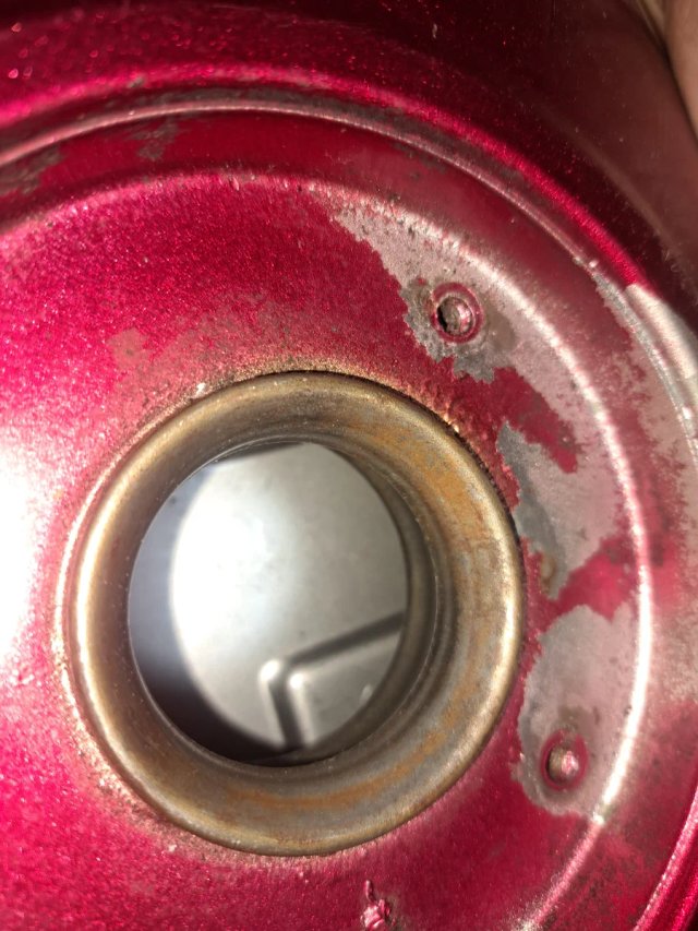 Tanque de Gasolina Hyosung Aquila 125cc Vermelho/Prata