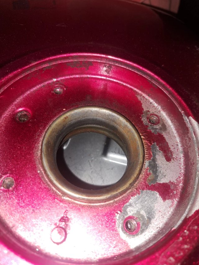 Tanque de Gasolina Hyosung Aquila 125cc Vermelho/Prata