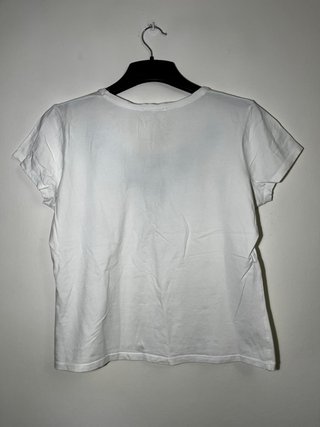 Blusa Precchio Blanca Floral Talla L